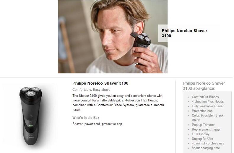 Philips Beard Trimmer Series 3100