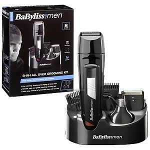 Babyliss 7056 CU Cordless Rechargeable All-Over Grooming Kit (8 In 1)