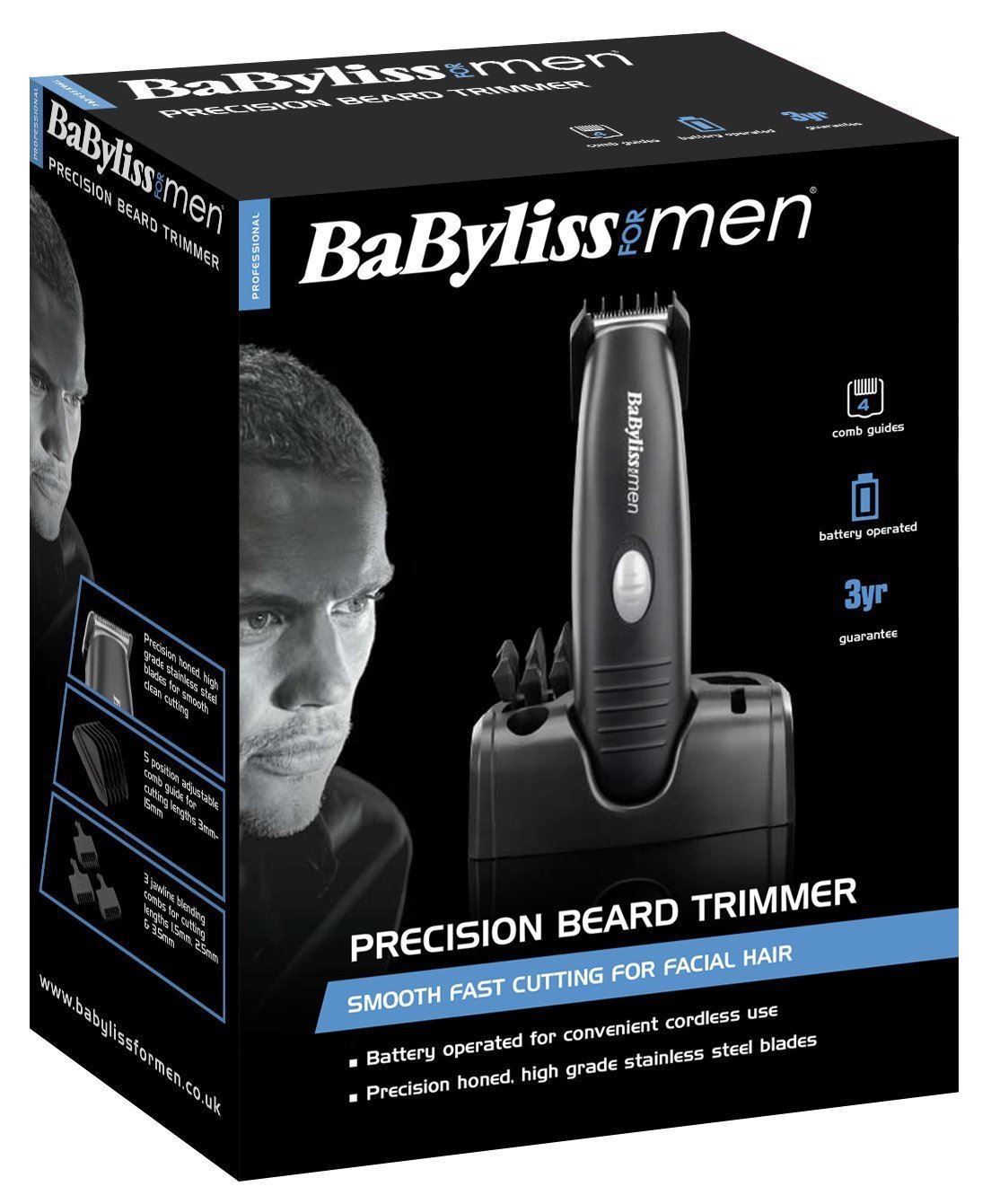 BABYLISS FOR MEN 7107U PRECISION BEARD TRIMMER