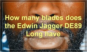 How many blades does the Edwin Jagger DE89 Long have