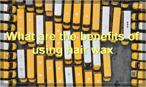 What are the benefits of using hair wax