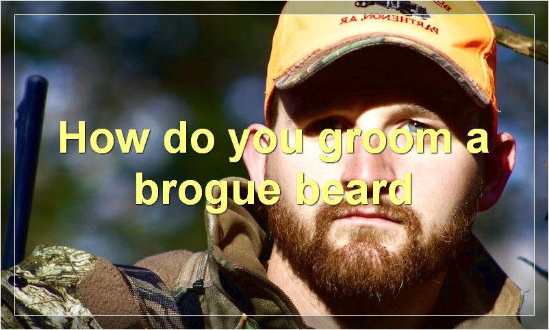 How do you groom a brogue beard
